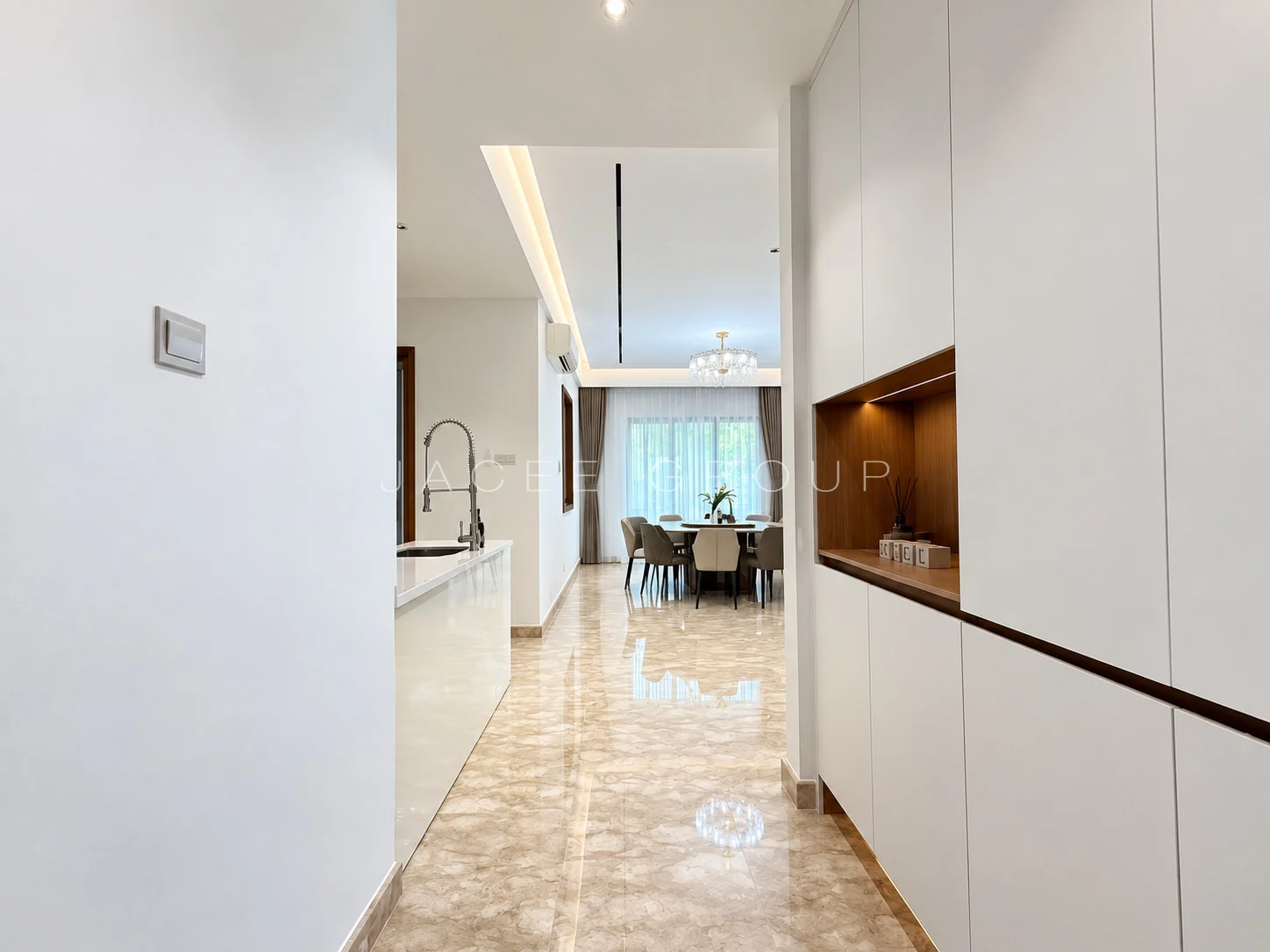 Entrance Corridor at the 9 Madge condominium in U Thant