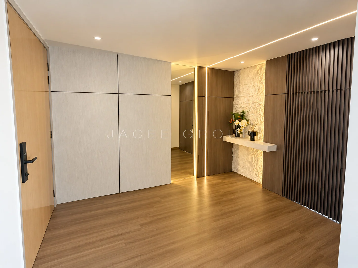 Entrance Foyer at the Katana II triplex penthouse in Ampang Hilir