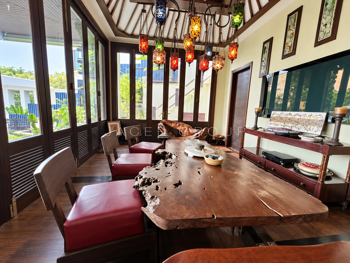 Tea Room at hilltop bungalow in Damansara Heights