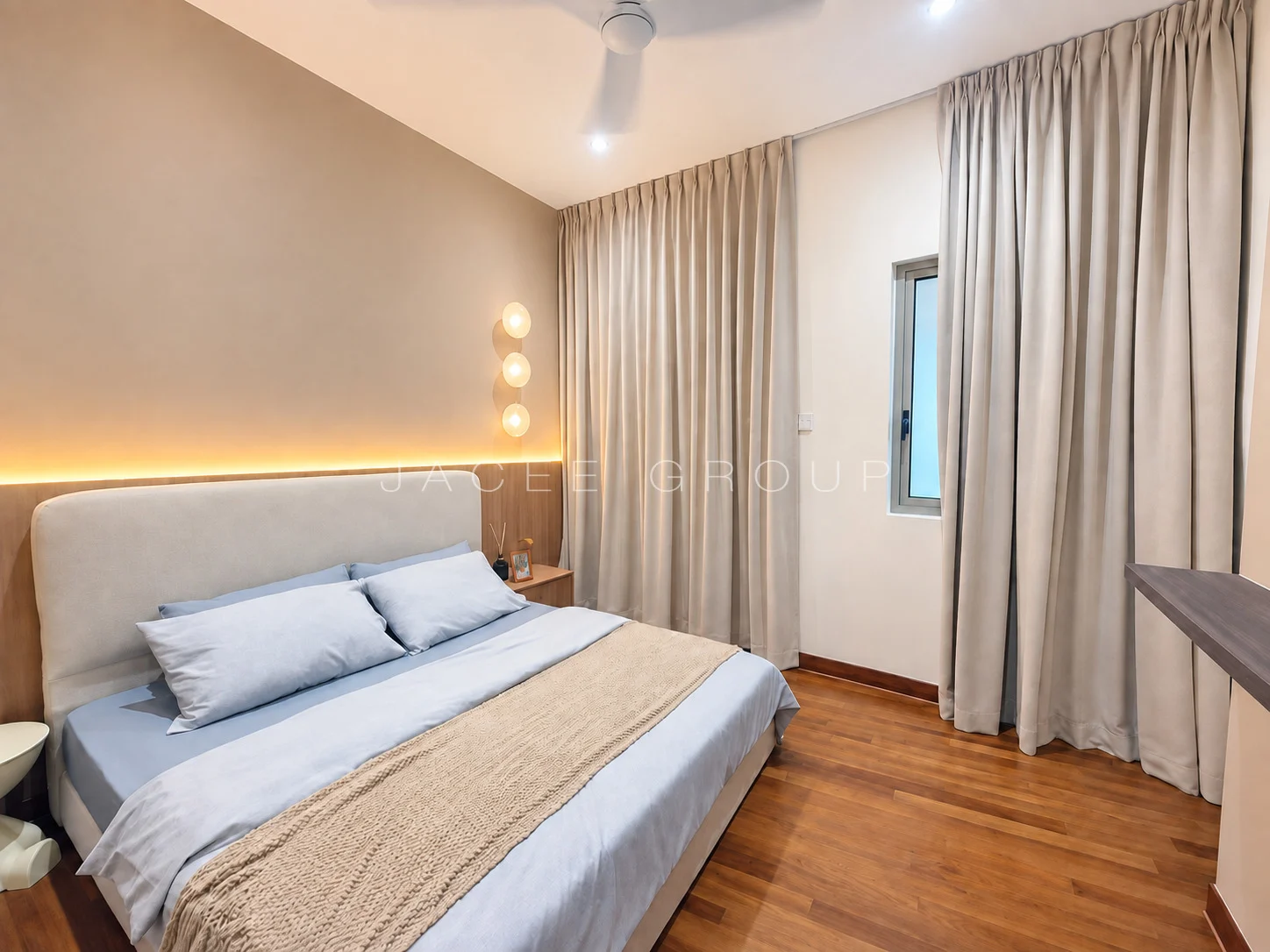 Bedroom Two Window View at the 9 Madge condominium in U Thant