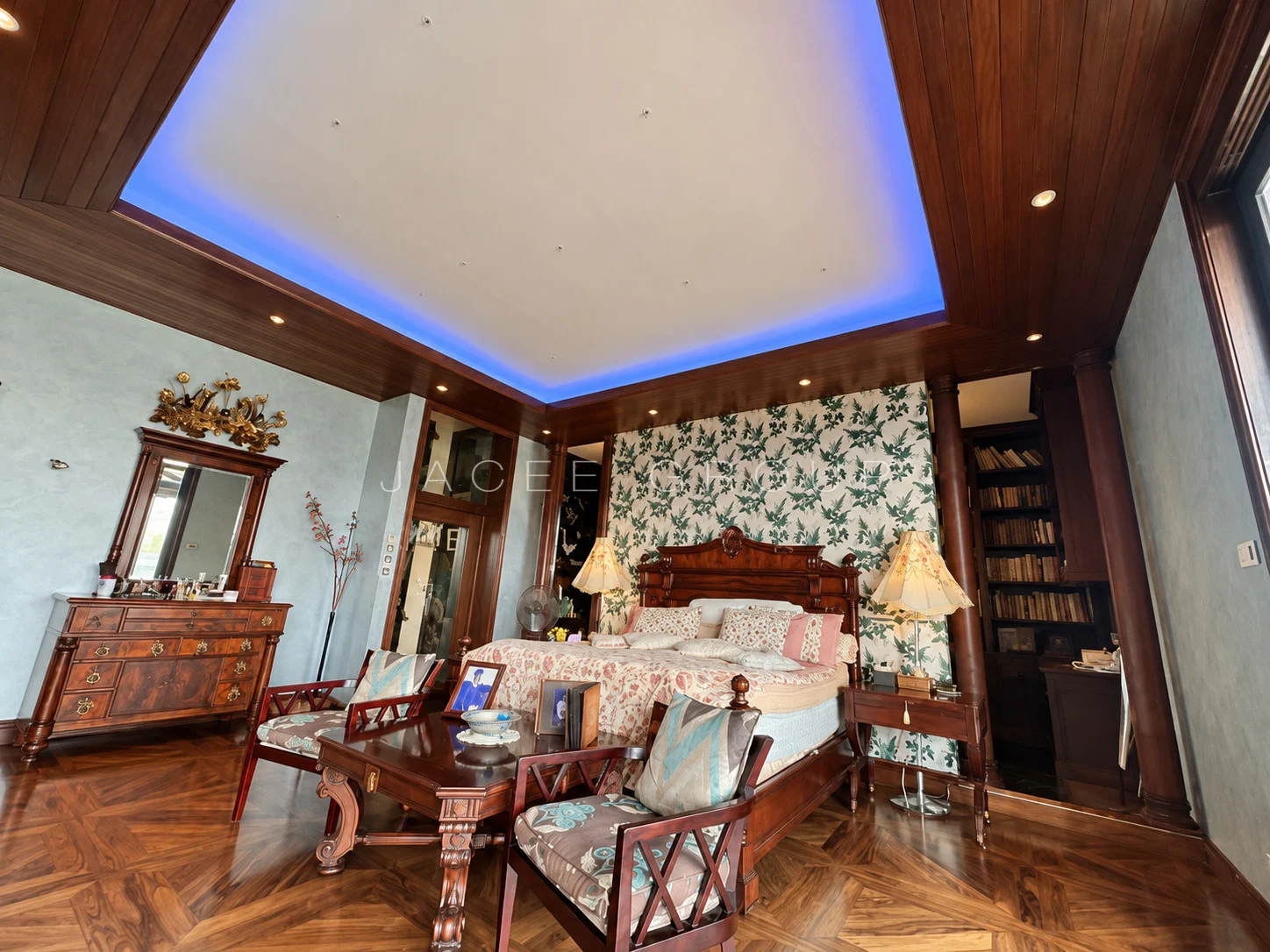 Main Bedroom at hilltop bungalow in Damansara Heights