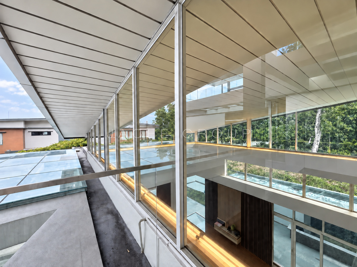 Upper Glass Gallery at the Country Heights Damansara freehold bungalow