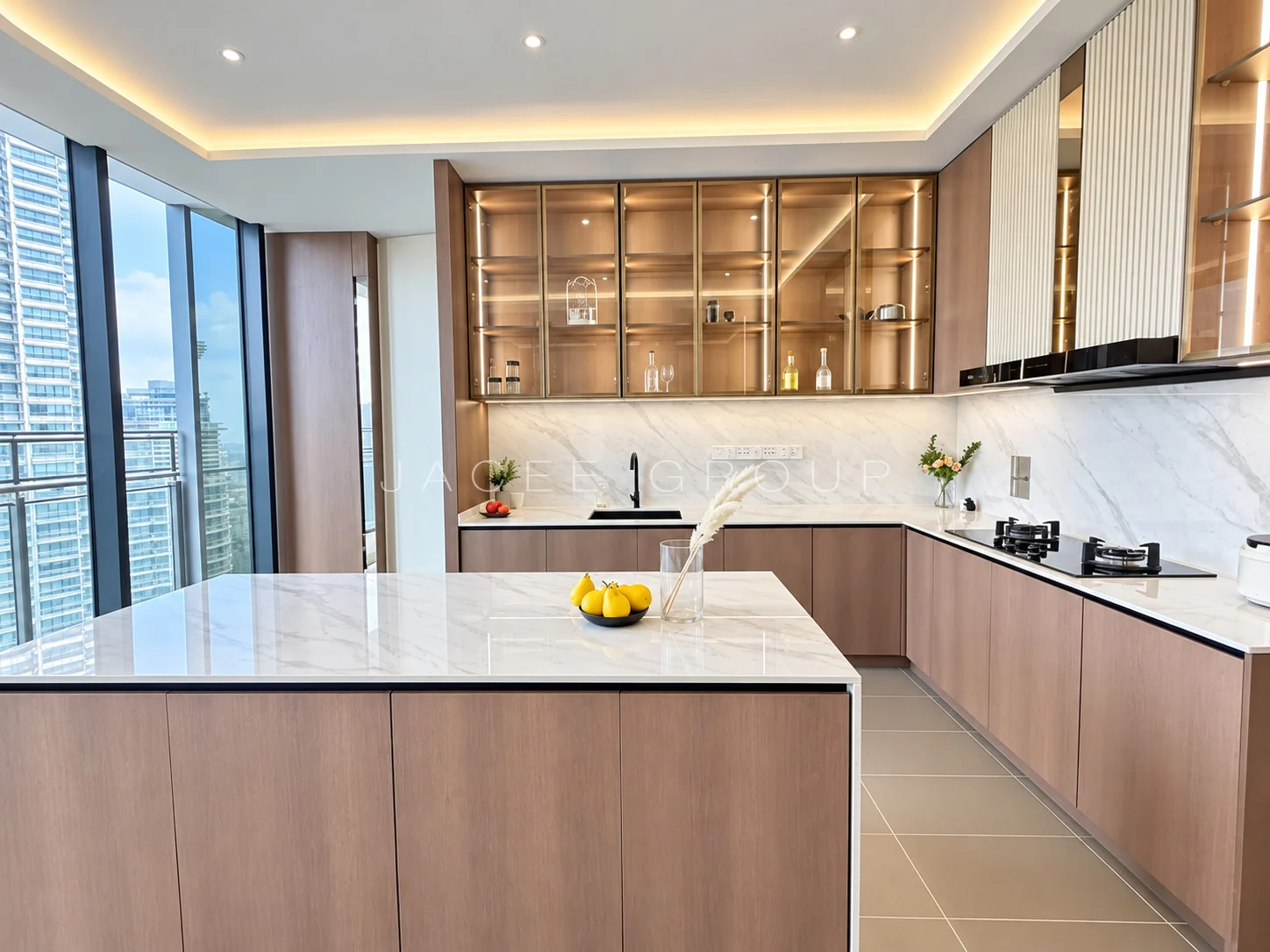 Kitchen Counter at the K Residence in KLCC