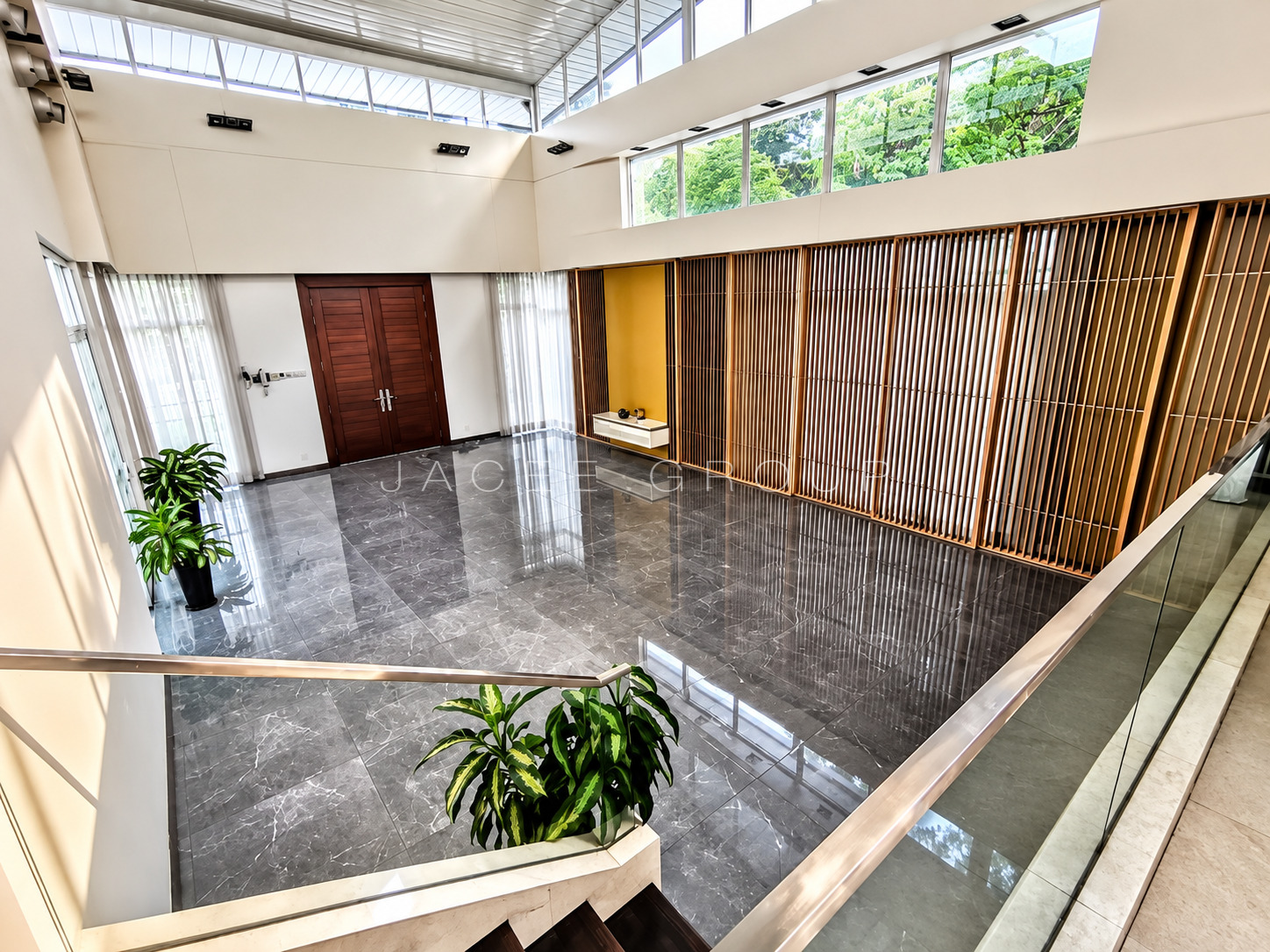 Living Hall from Staircase at the Country Heights Damansara freehold bungalow