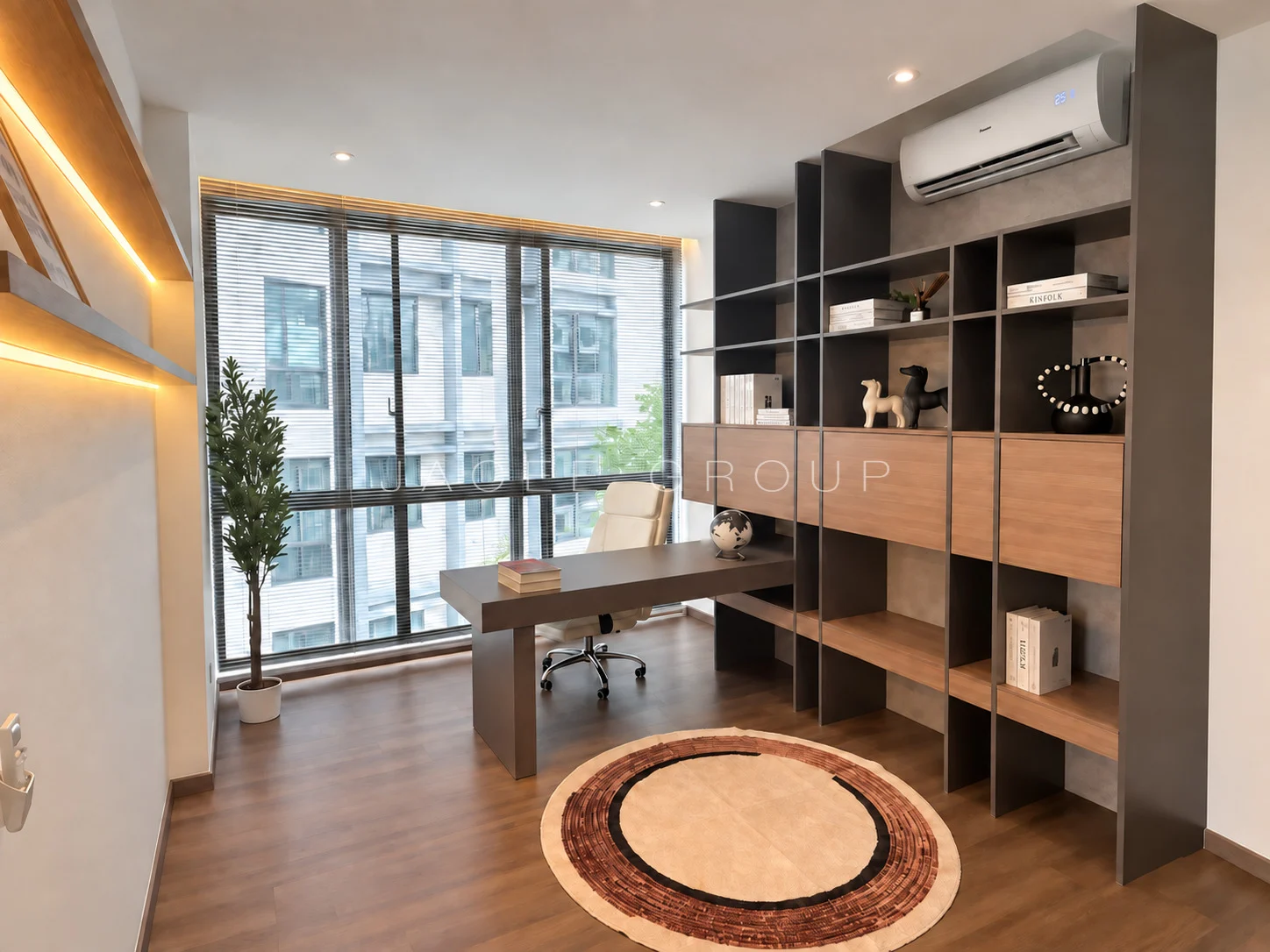 Study Room at the Katana II triplex penthouse in Ampang Hilir