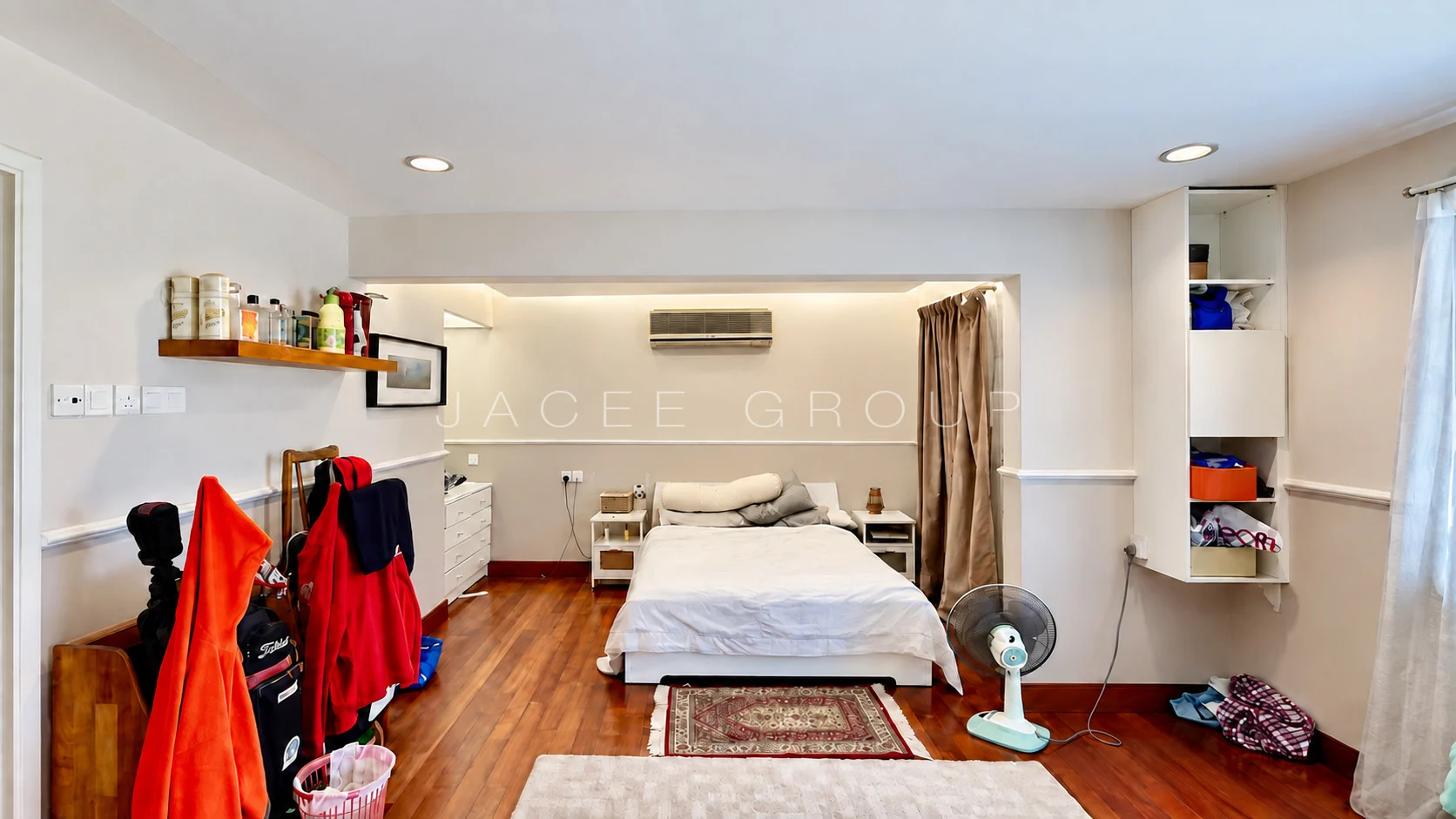 Bedroom Front View at the Bangsar bungalow with large garden