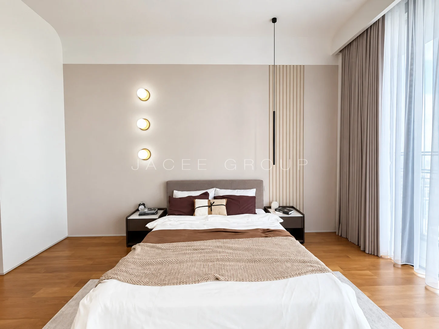 Bedroom One Front View at the K Residence in KLCC