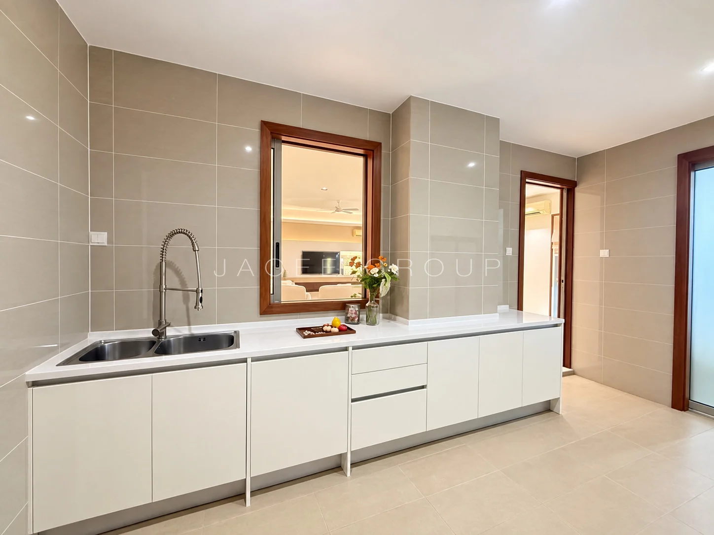 Kitchen Counter at the 9 Madge condominium in U Thant