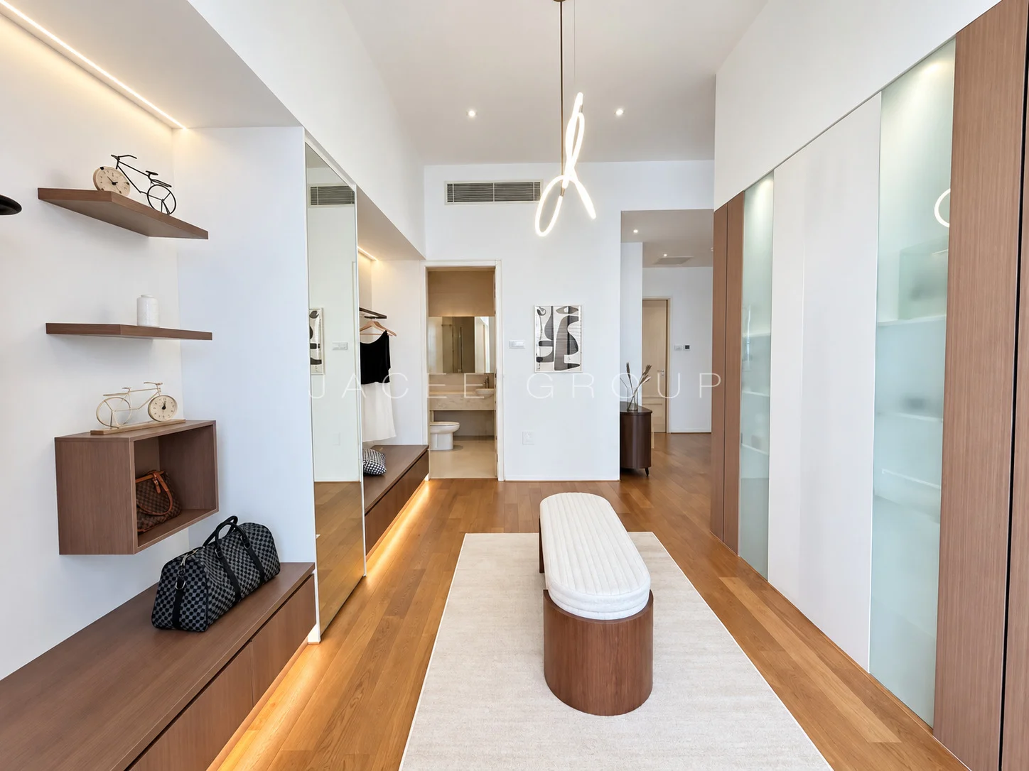 Bedroom One Dressing Area at the K Residence in KLCC