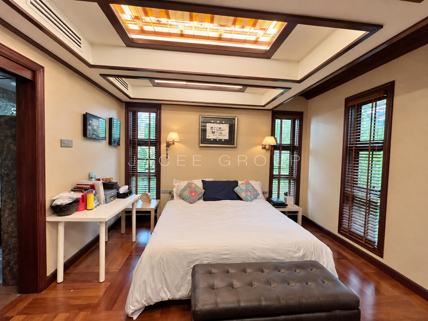 Guest Bedroom Overview at hilltop bungalow in Damansara Heights