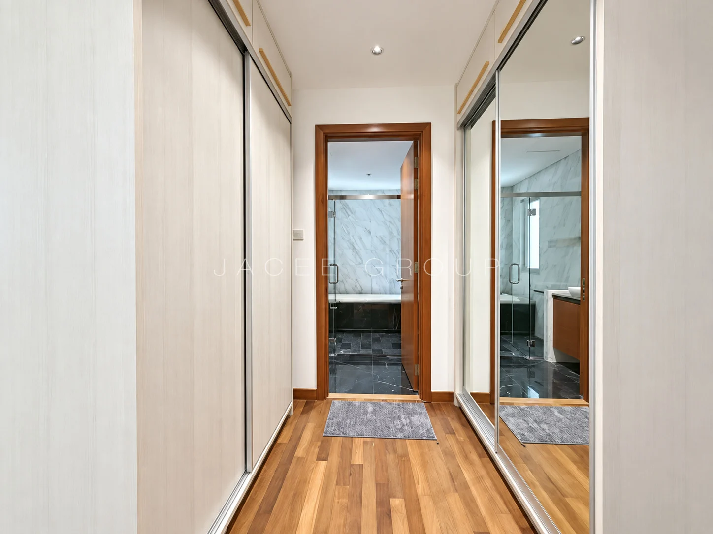Wardrobe Corridor at the 9 Madge condominium in U Thant