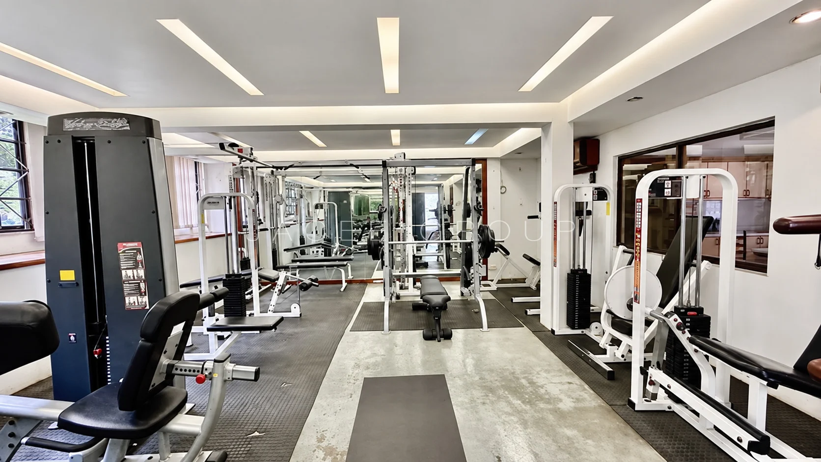 Home Gym at the Bangsar bungalow with large garden