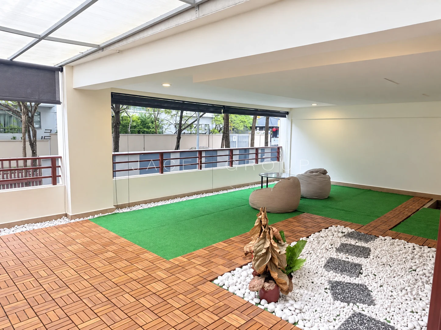 Private Garden at the 9 Madge condominium in U Thant