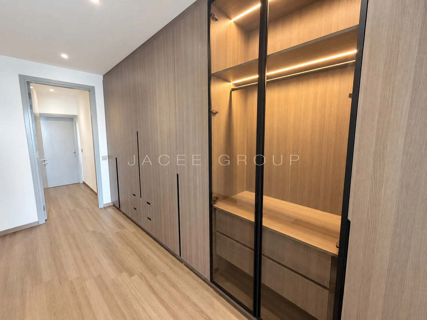 Walk In Wardrobe at the Katana II triplex penthouse in Ampang Hilir