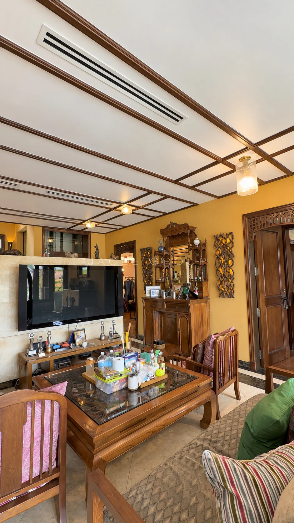 Family TV Lounge at hilltop bungalow in Damansara Heights