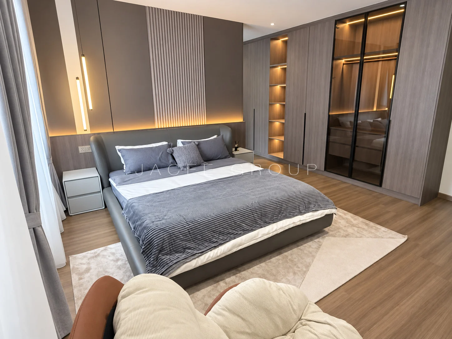 Second Bedroom at the Katana II triplex penthouse in Ampang Hilir