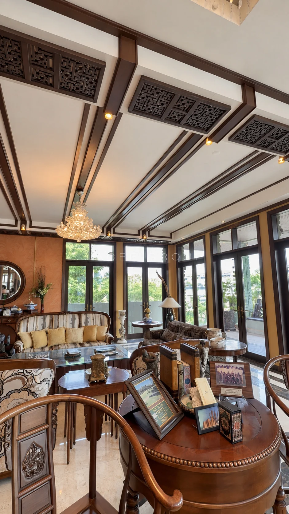 Formal Sitting Area at hilltop bungalow in Damansara Heights