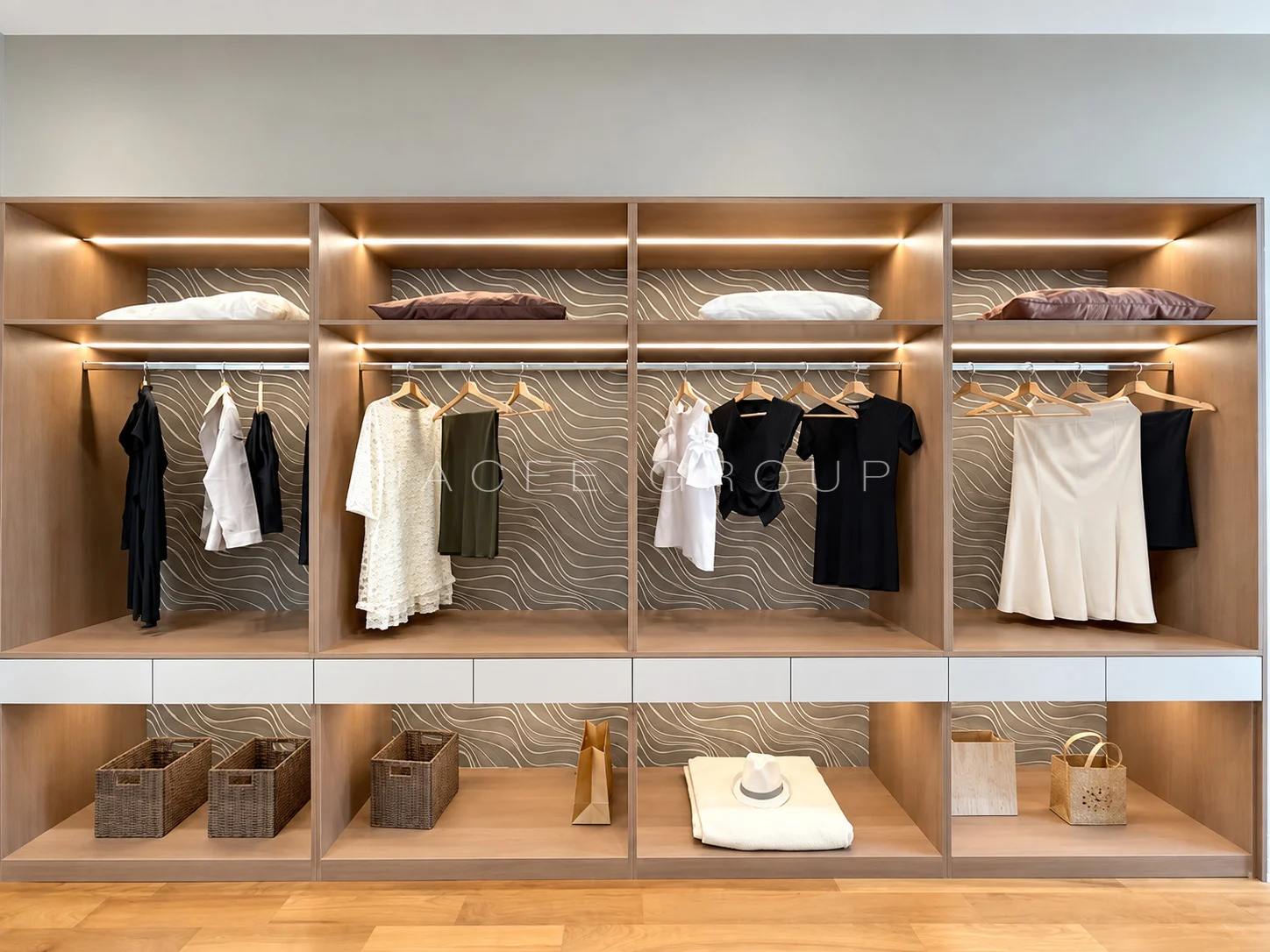 Wardrobe Display at the K Residence in KLCC
