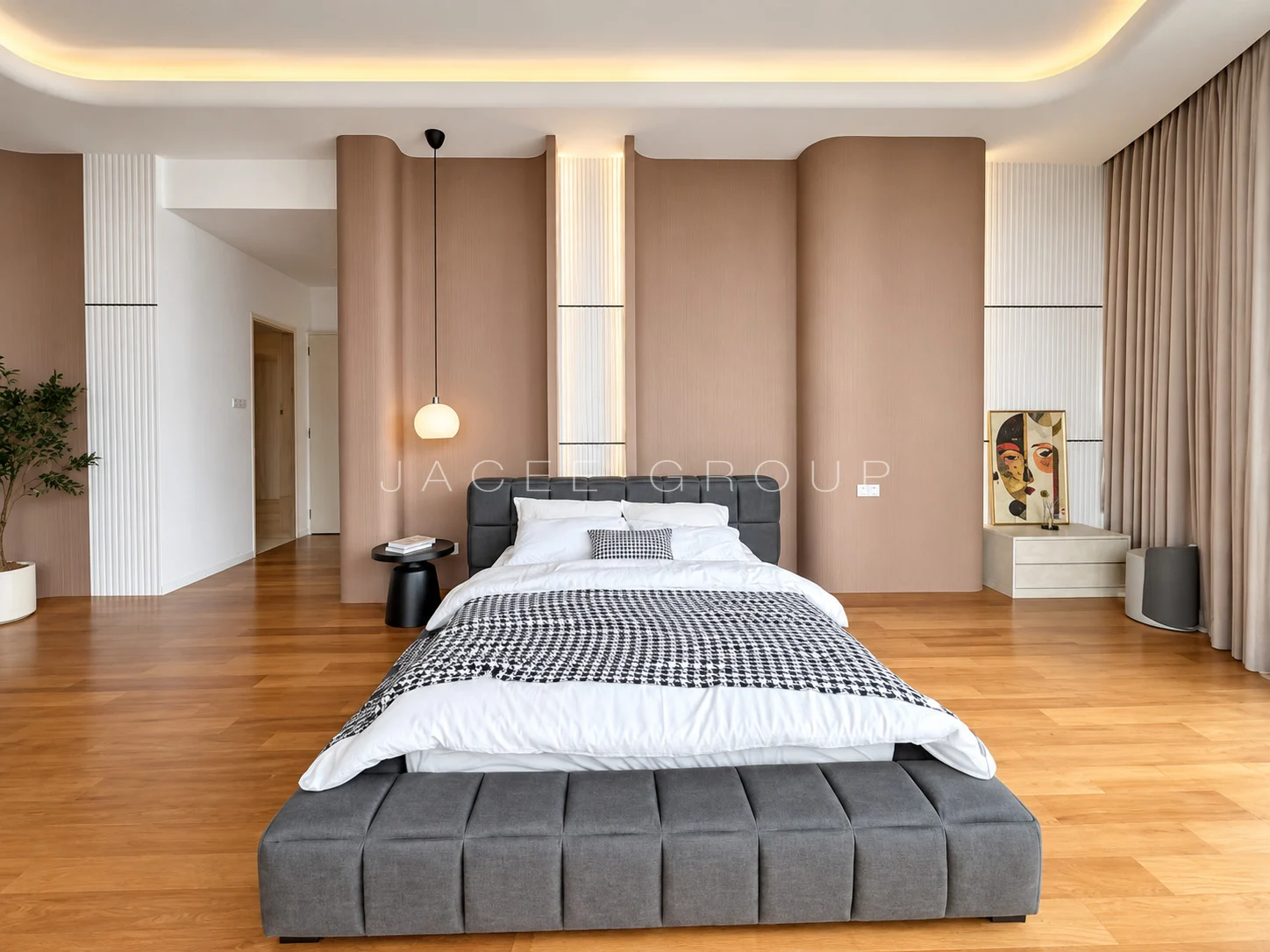 Main Bedroom Front View at the K Residence in KLCC