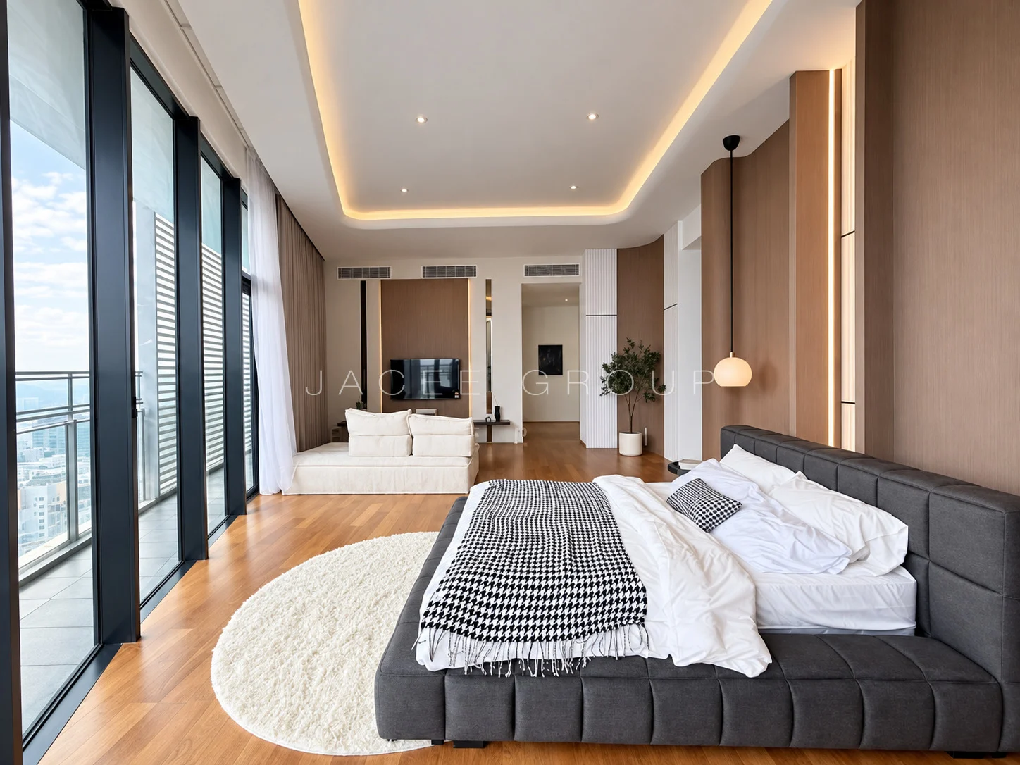 Main Bedroom Side View at the K Residence in KLCC