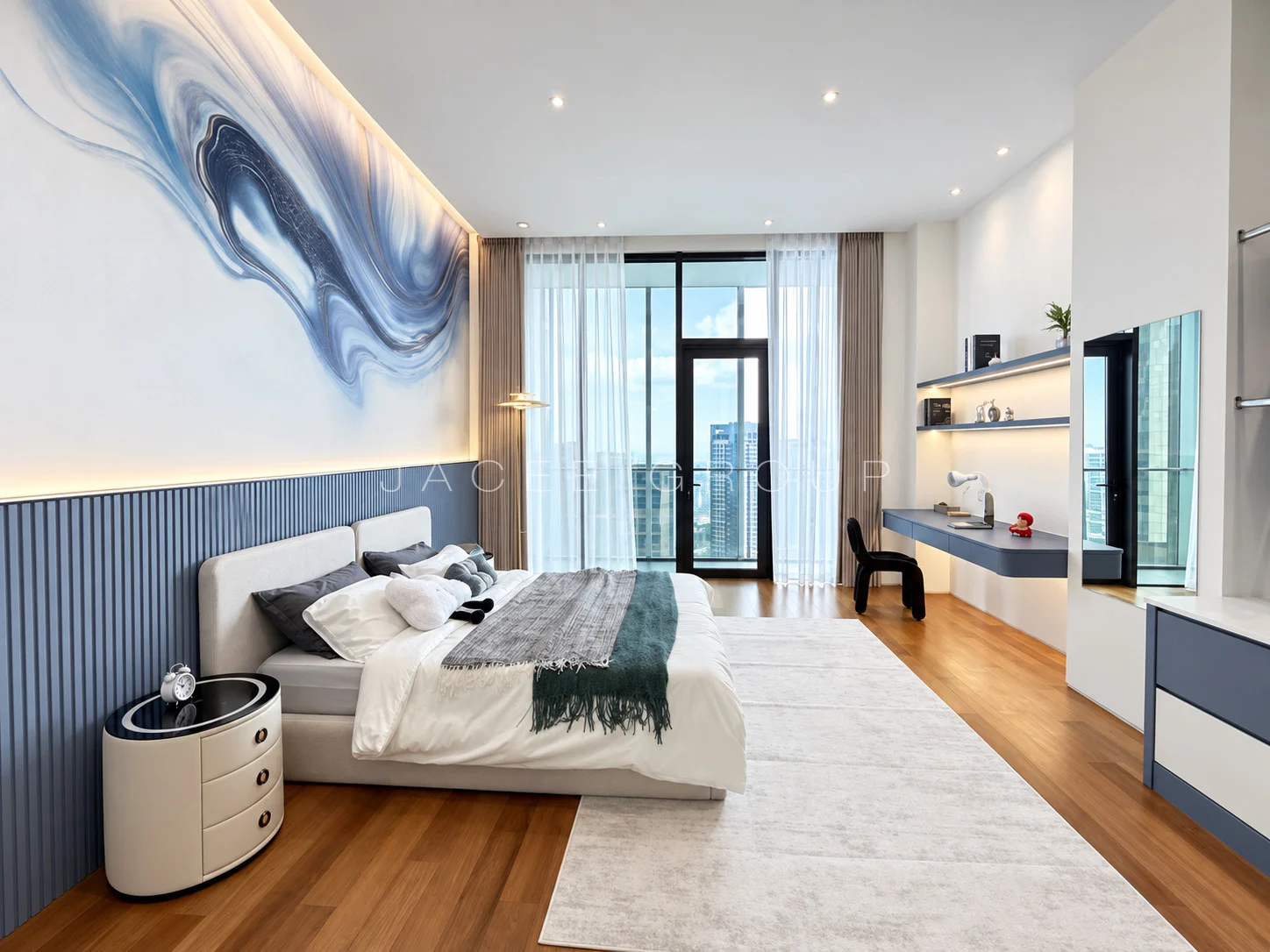 Bedroom Four Overview at the K Residence in KLCC