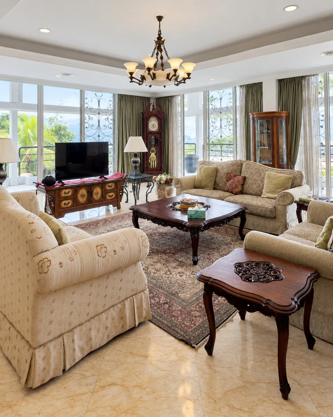 Formal Living Room at the Bangsar bungalow, Kuala Lumpur