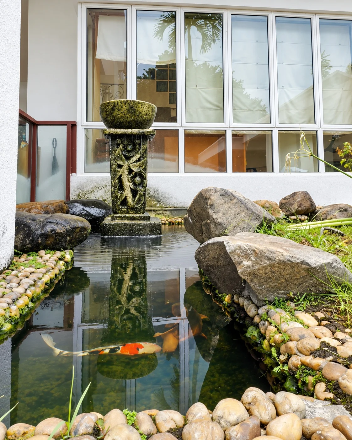 Courtyard Pond at the Bangsar bungalow, Kuala Lumpur