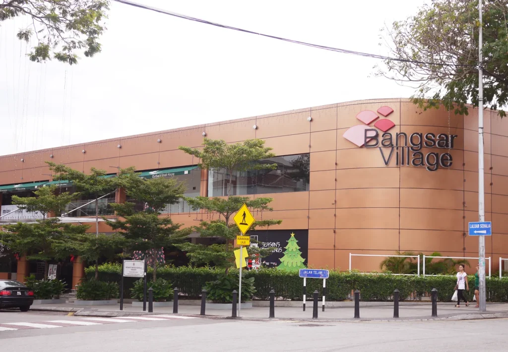 Bangsar Village frontage on Jalan Telawi 1 in Bangsar Baru